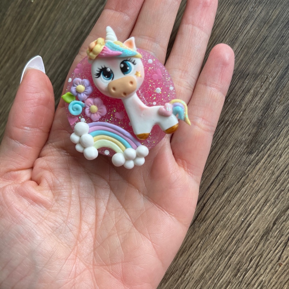 The Little Pony rainbow - Grip and Stand for Phones phone grip cellphone stand